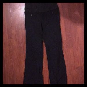Maternity black dress pants